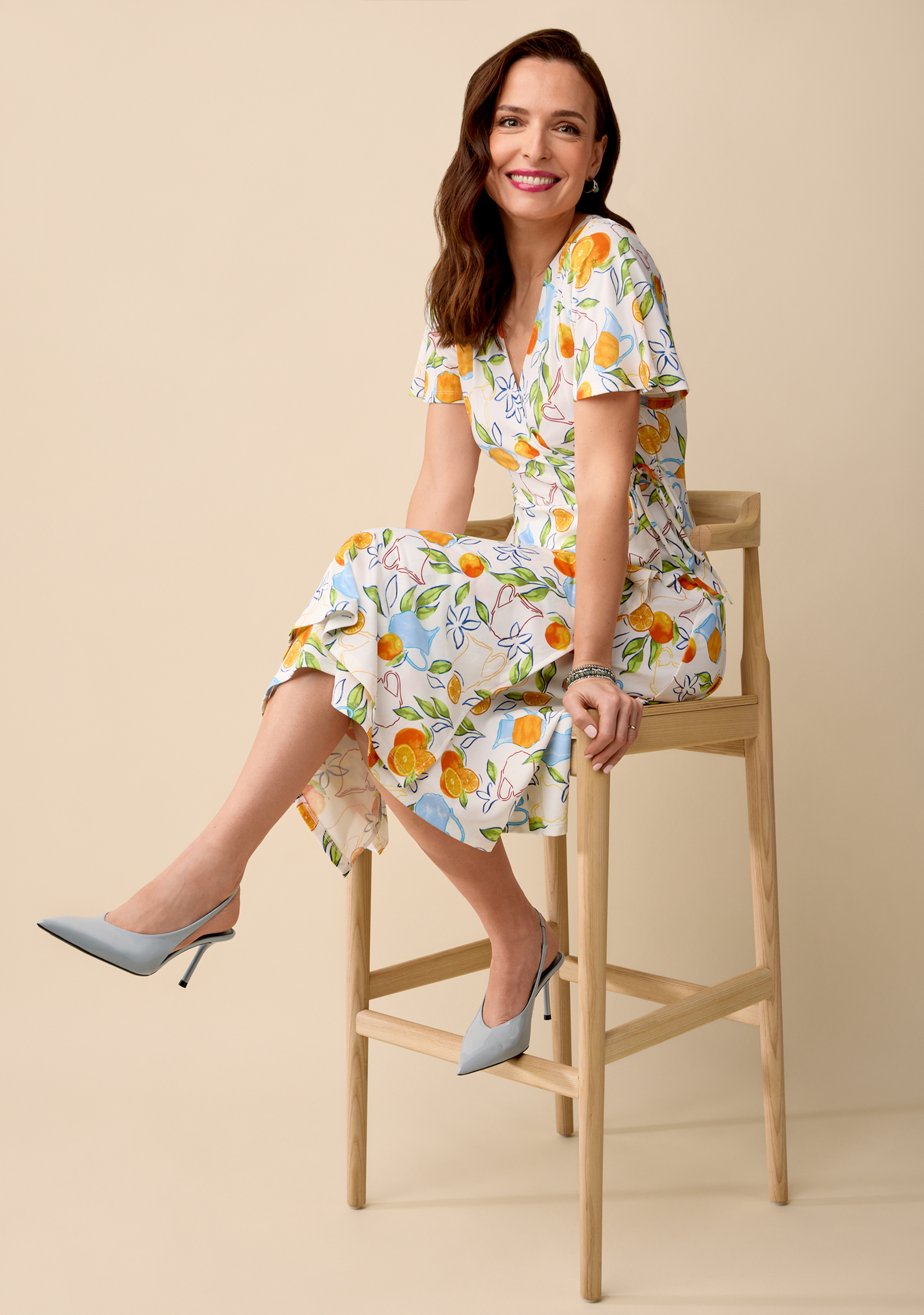 Sleeveless Ruffle Midi Dress - Northern Reflections