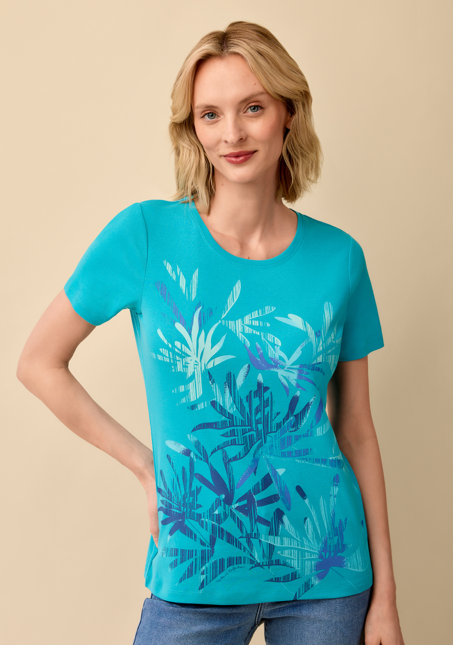 Underwater Print Graphic Tee | Northern Reflections