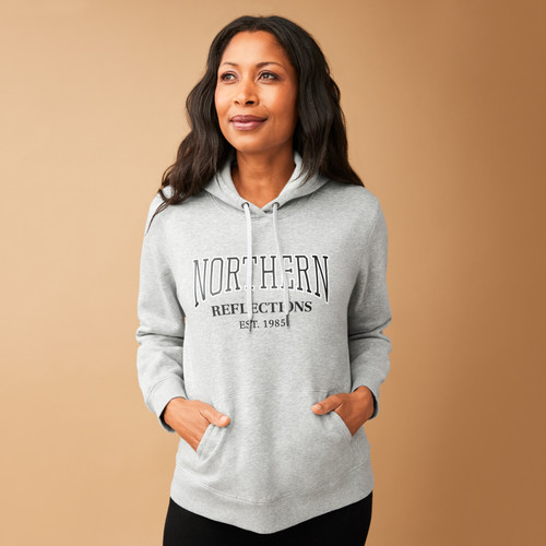 Iconic Logo Pullover Hoodie - Grey 