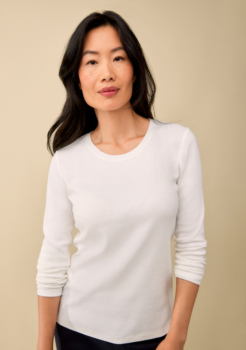 Everyday Rib Crewneck Tee | Northern Reflections