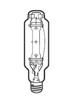 MS1000W/BU/T25 (78952) Venture Lighting Probe Start Lamp