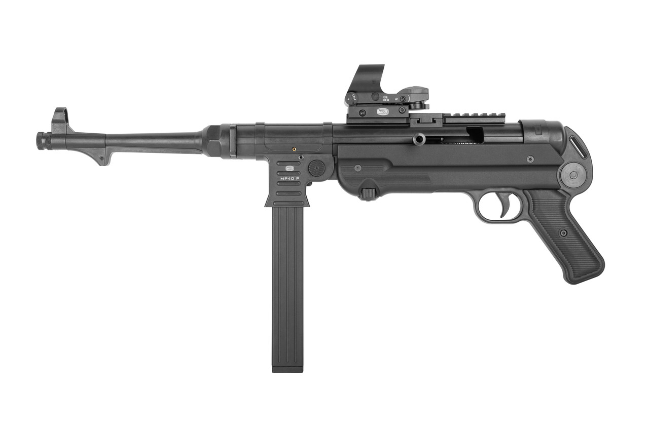 MAUSER MP40 P Pistol .22LR - Superset with Red Dot and Leather