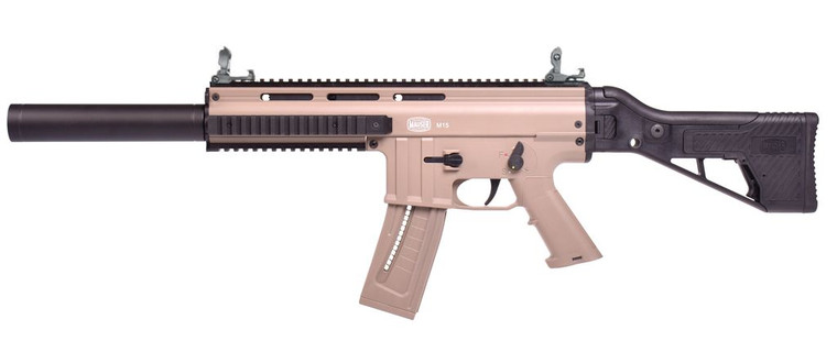 MAUSER M-15 SD, US Tan, Fake Suppressor, 22LR (10 rounds)  - California Longer Barrel Length