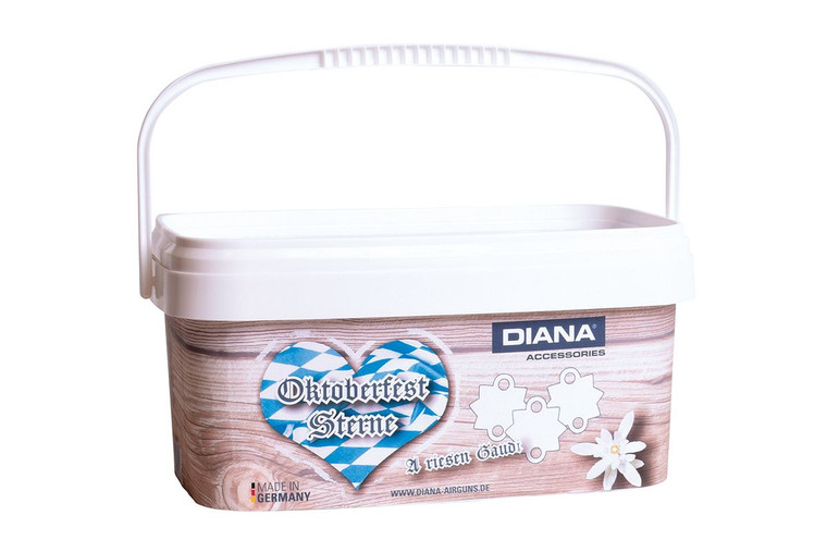 DIANA Oktoberfest Clay Stars Plastic Tub 125 pcs