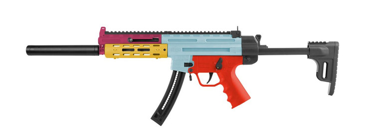 GSG-16, Multi Color Rifle M-LOK Adjustable Stock, 22LR (10 rounds, Short Magazine)