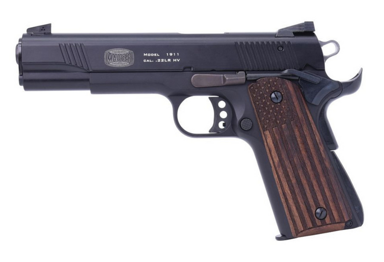 MAUSER 1911, Straight Flag Grips, 22LR (15 rounds)