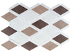 Falling Star - FGS-228 Ash Sable - Aluminum Metal Mosaic Tile