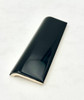 Daltile - K111 Gloss Black - 2X6 MUDD Bullnose - A-4200 Dal Tile Ceramic Trim Tile