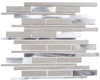 Maison De Luxe Series - MDX-2723 Throne Room - Brick Shape Porcelain Wood & Metal Mosaic Tile - Random - Sample