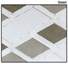 Supplier: Tile Store Online, Name: Falling Star, Color: Jupiter Chrome, Type: Aluminum Metal Mosaic Tile, Size: Diamond