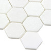 Anthology Tile - The Finish Line - Hive Regency White - 2 X 2 Hexagon Marble Mosaic 4