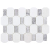 Anthology_Tile_The_Finish_Line_ANTHFLKG_Kaya_Manor_Gray_White_Long_Octagon_Marble_Mosaic