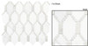 Gallery Groove - GYG 5581 The Met - White & Gray Long Hexagon Diamond Marble Mosaic