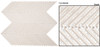 Viola Capri - VLI 6013 Belvedere Gio - Micro Herringbone - Beige Glass Tile Mosaic