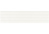 EST-1182 Estria Alba White Cream Subway - 3" X 12" Ceramic Tile - RELIEF FLUTED MATTE
