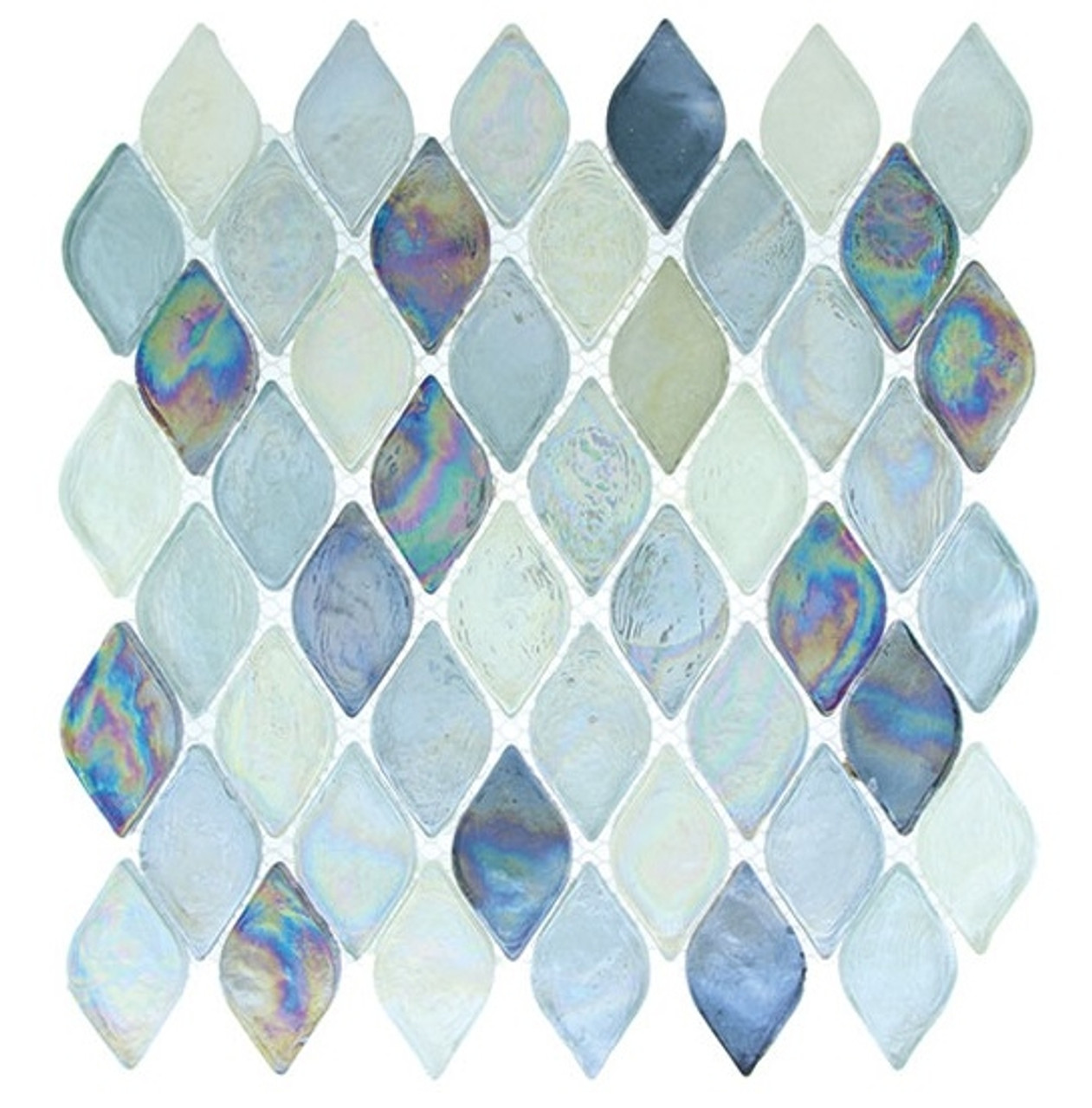 画材 Atlantis Aquatica Glass - AQ-2005 Atlantis - Rhomboid Diamond Oval