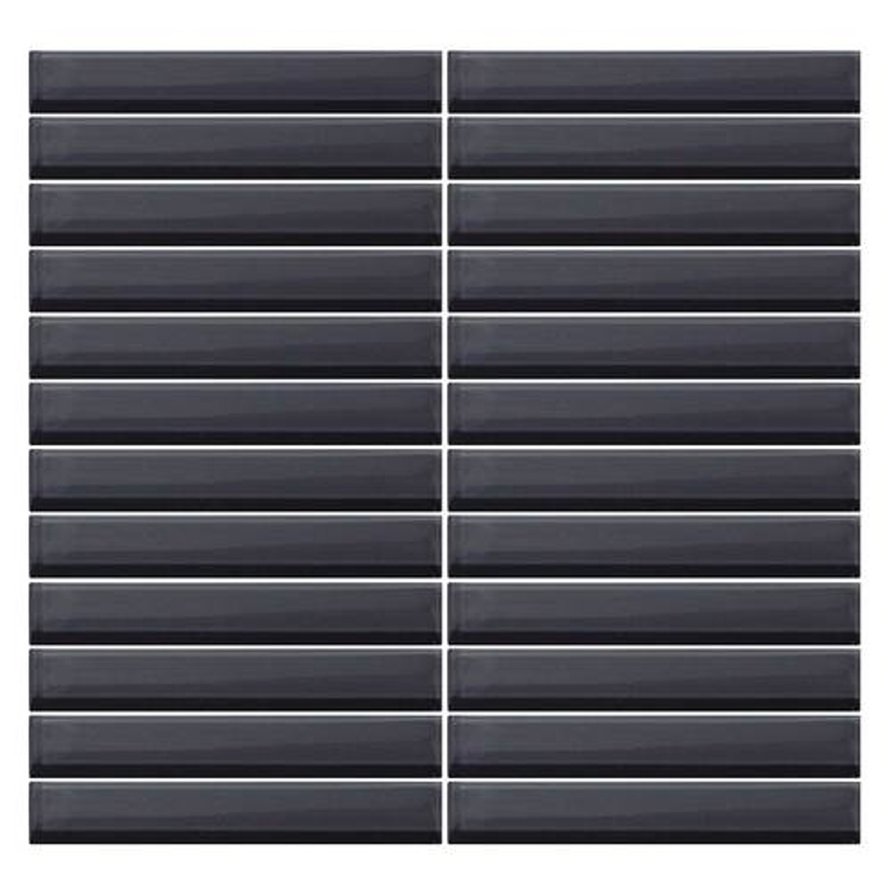 Daltile Color Wave Glass Cw19 Nine Iron 1 X 6 Straight Joint Dal Tile Glass Mosaic Tile Glossy