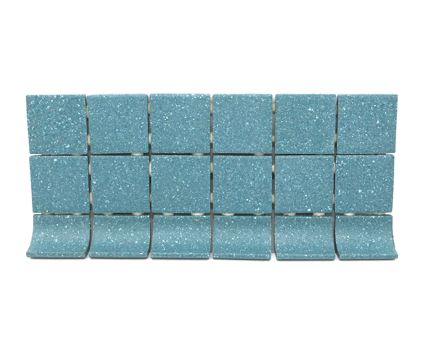 Daltile Keystones MB5A BuildUp Cove Base Flat Top D372 Sea Speckle