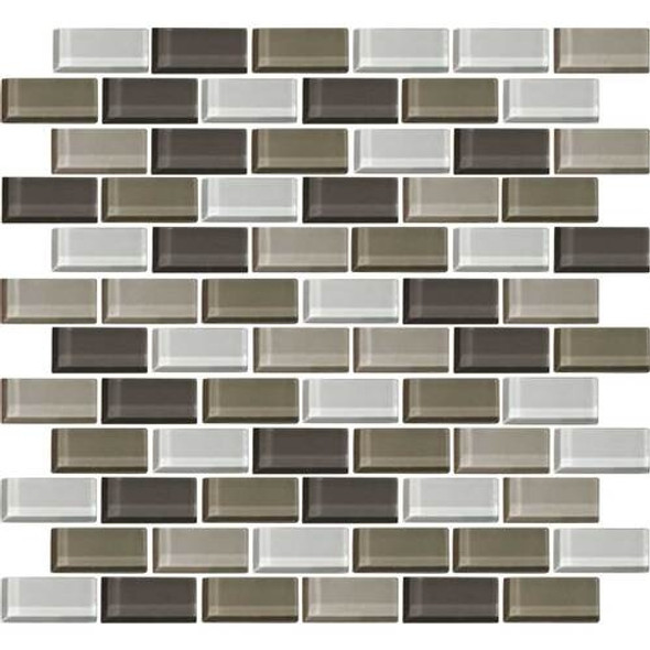 Supplier: Daltile, Series: Color Wave, Name: CW22 Soft Cashmere - Glossy, Category: Glass Tile, Size: 1 X 2