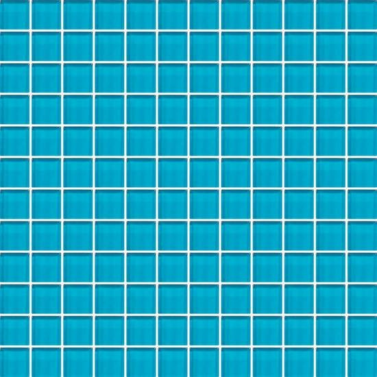 American Olean Color Appeal Vibrant Glass - C125 Hawaiian Ocean - 1X1 Glass Tile Mosaic - Glossy - Sample