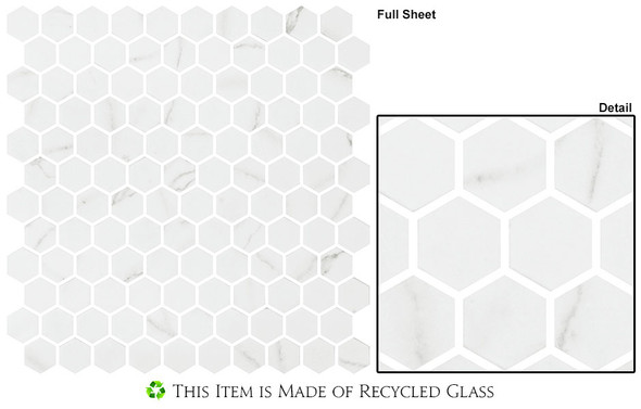 Karma_Ridge_KR1406_Endless_Calm_1_Hexagon_Recycled_Glass_Tile_Mosaic