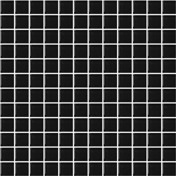 American Olean Color Appeal Glass - C122 Slate - 1X1 Glass Tile Mosaic - Glossy - Sample