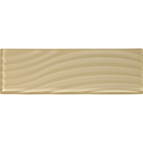 Supplier: American Olean, Series: Color Appeal Entourage Glass, Name: C104 Cloud Cream - Glossy, Type: Brick Subway Glass Tile, Size: 4X12