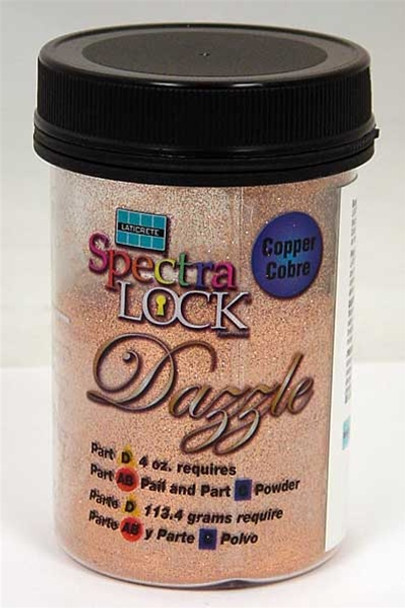 Manufacturer: Laticrete, Product: Spectralock pro, Type: Epoxy Grout, Part: D, Component: Metallic Dazzle, Color: Copper, Features: Stain Resistant Grout, Price: $19.99