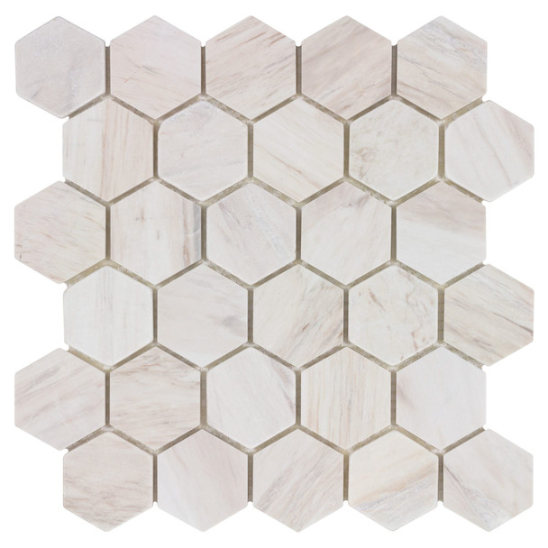 Anthology_Tile_The_Finish_Line_ANTHFLHB_Pale_Beige_White_2X2_Hexagon_Marble_Mosaic