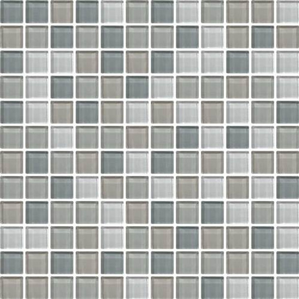 Daltile Color Wave Glass - CW21 Willow Waters Blend - 1 X 1 Dal Tile Glass Tile - Glossy - Sample