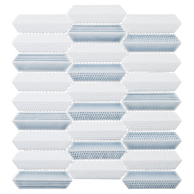 Chiseled Dreams CDR 5594 Noon Siesta White, Blue, & Gray - Picket