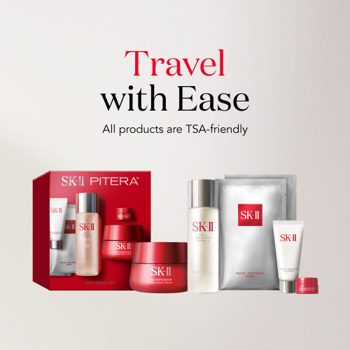 SK-II PITERA™ anti-aging skincare gift set with travel-friendly sizes