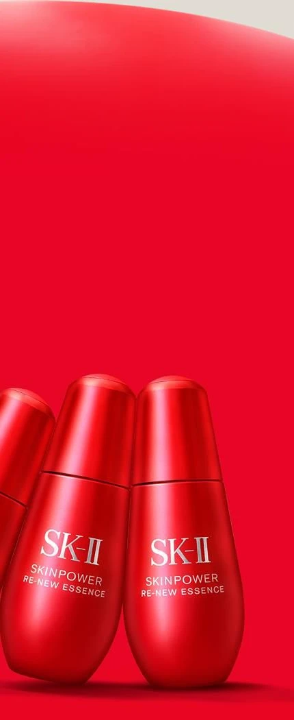  A re-formulated version of  SK-II's SKINPOWER Essence, designed to hydrate and improve the absorption and effectiveness of subsequent efficacious ingredients.