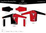 BULLS-RACING Long Sleeve Running Shirt - ROUND NECK