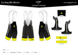 Power2Tri Bib Shorts- YELLOW