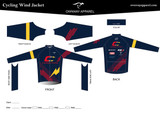 Catalyst Fitness Cycling Wind Jacket - Navy