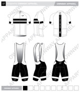 BUNTING SHORT SLEEVE CYCLING JERSEY- WHITE- PRO