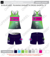 EVOLVE 2022 SAM - RUNNING - SINGLET - VEGAN