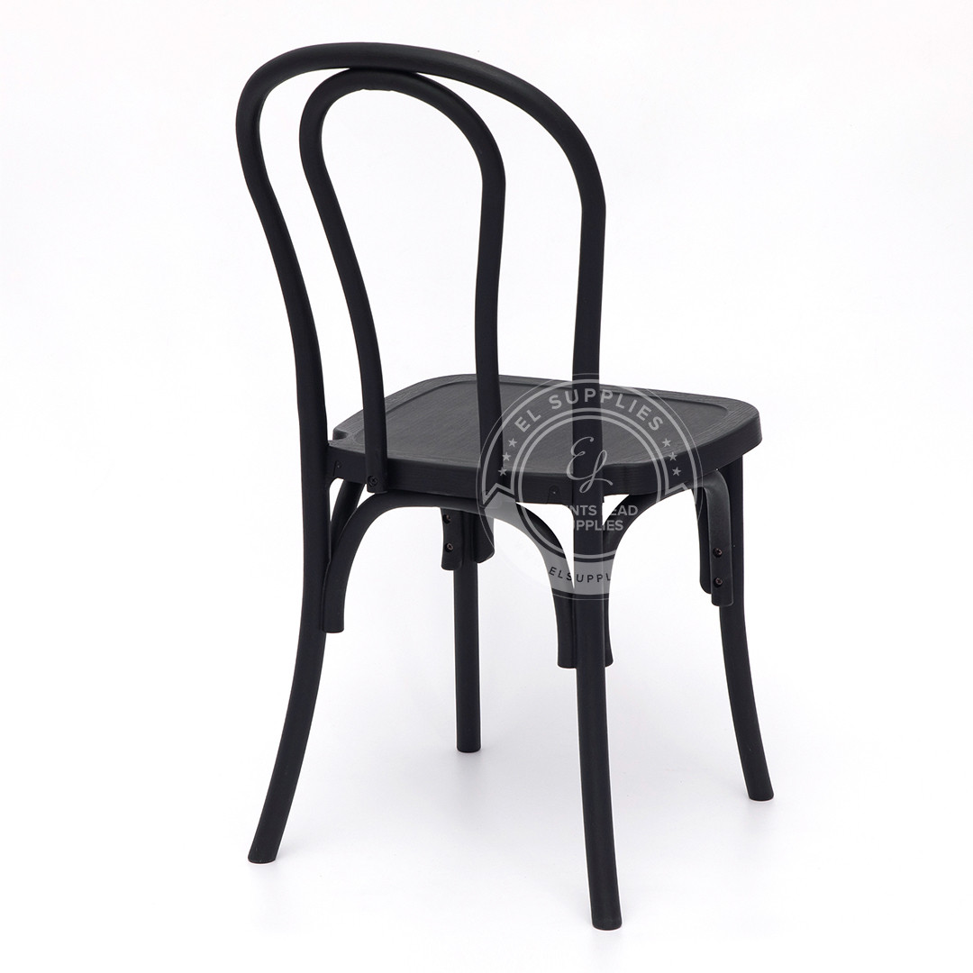 BENTWOOD Black Wood-Grain Resin Chair - EL Supplies