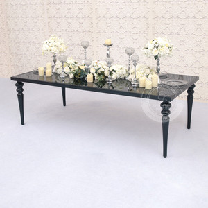 KAIROS Dining Table Black Frame with Black Top