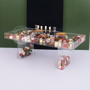 CANVAS Clear Ghost Acrylic Dining Table