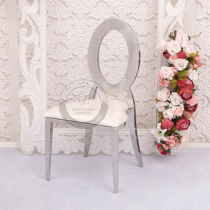 OLYMPIA Silver Chair Stackable (Oz Chair)