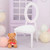 OLYMPIA Oval Back White Kids Chair