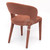 HADEEL Bright Mahogany Accent Chair