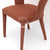 HADEEL Bright Mahogany Accent Chair
