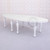 ADSULLATA Oval White Table 10ft