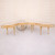 GEMMA Serpentine Gold Dining Table