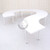 VEGA Half Circle Dining Table - Full White