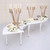 VEGA Half Circle Dining Table - Full White