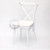 CROSSBACK White Wood-Grain Resin Chair